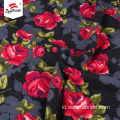 Fashion Rayon Spandex Floral Lurex Dicetak Kain Poli